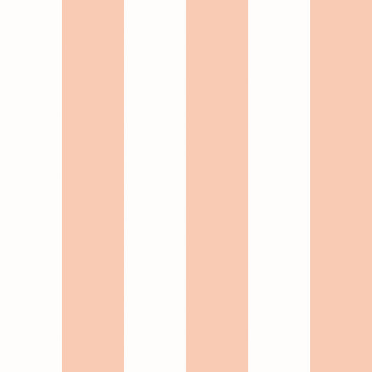 BLOC STRIPE - Peach Puff